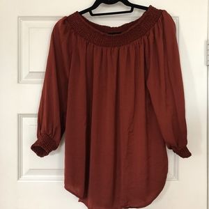 CABI Copper-Colored Blouse